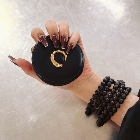 (with box!) Iconic Panthère de Cartier Coin Purse - Picture 2 of 11